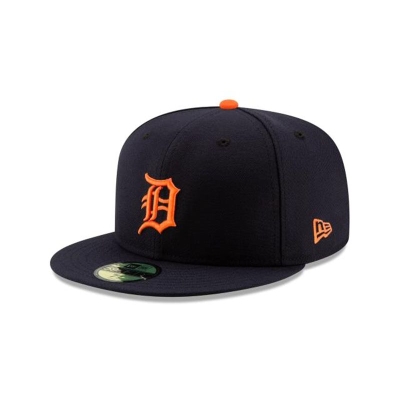 Sapca New Era Detroit Tigers MLB 2019 Road Authentic Collection 59FIFTY Fitted - Albastri